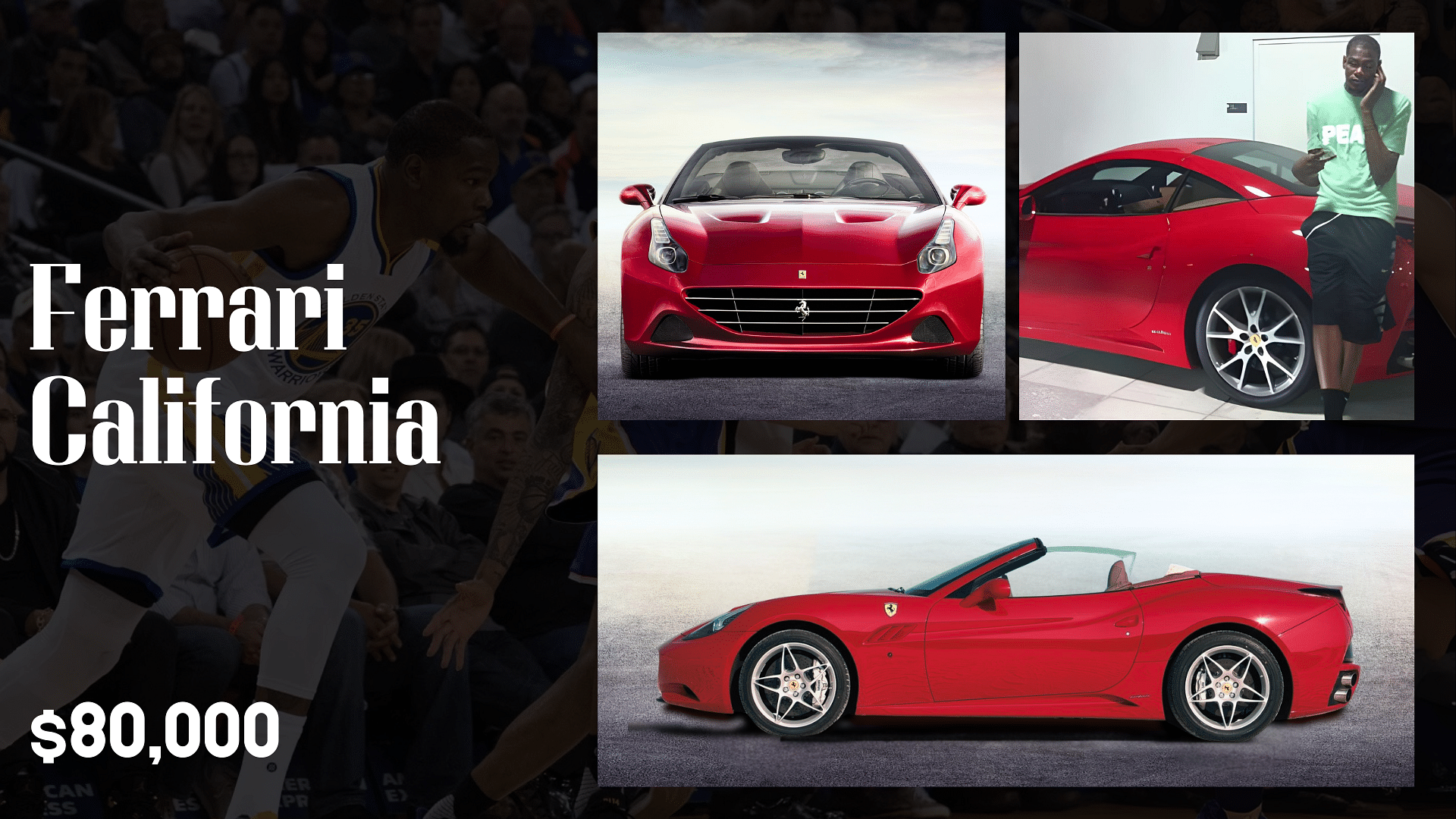 Kevin Durant's Ferrari California