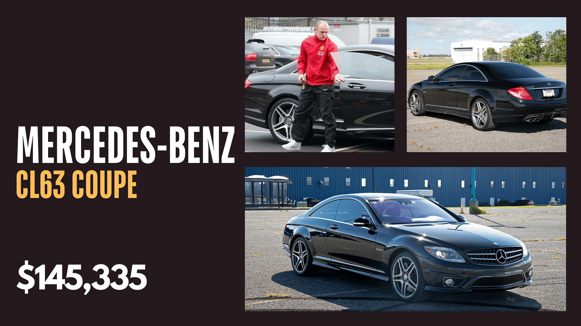 Wayne Rooney, Car Collection, Mercedes-Benz CL63 Coupe