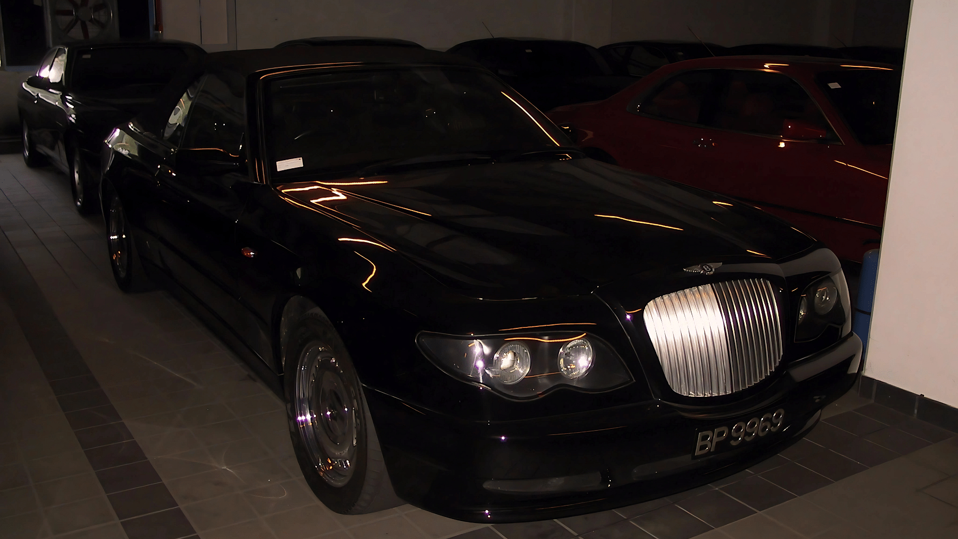 Sultan of Brunei's Bentley Phoenix shown in black color