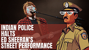 Ed Sheeran’s Street Performance Shut Down by Indian Police