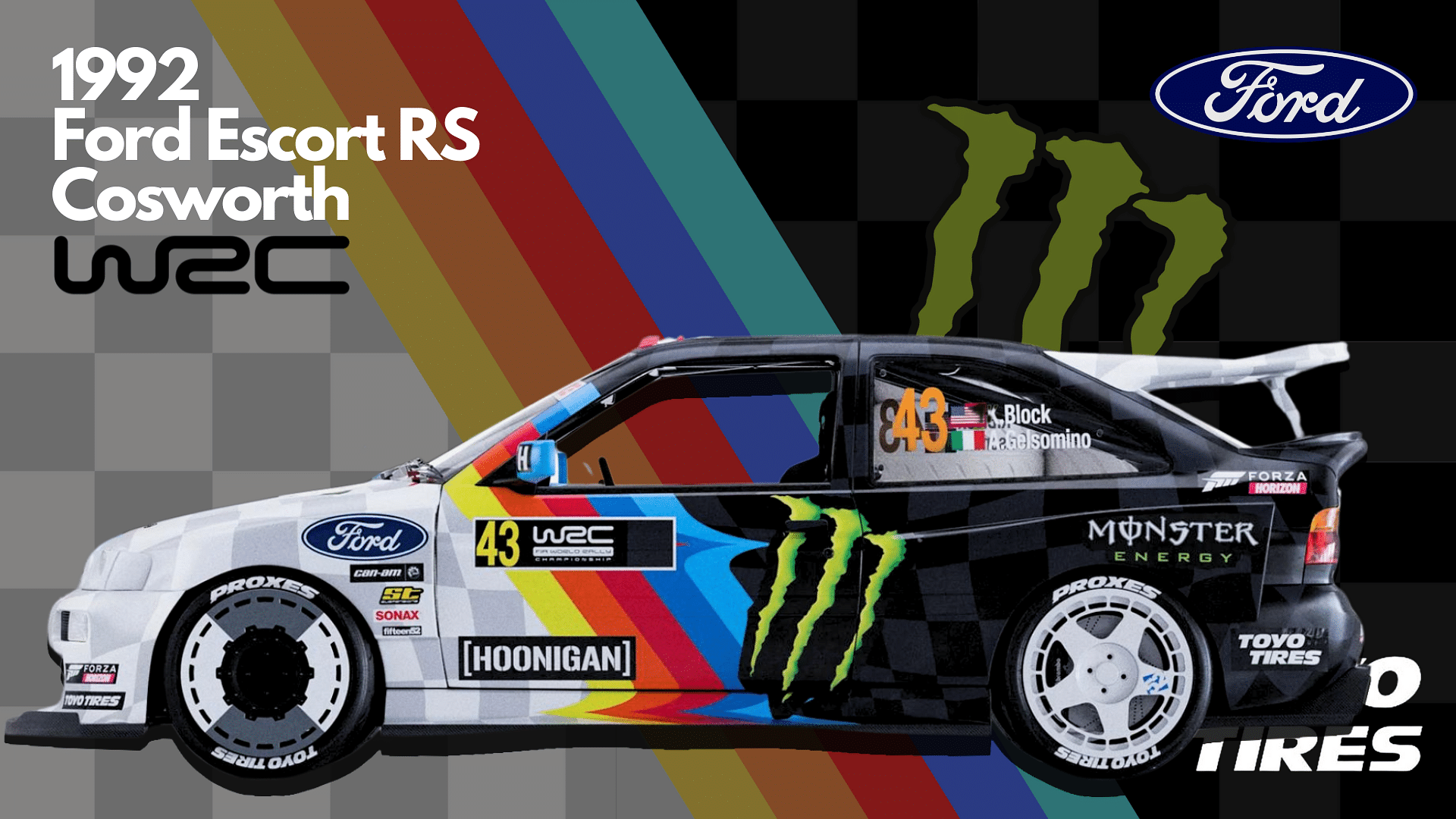 Ken Block's 1994 Ford Escort RS Cosworth WRC COOSIE V2