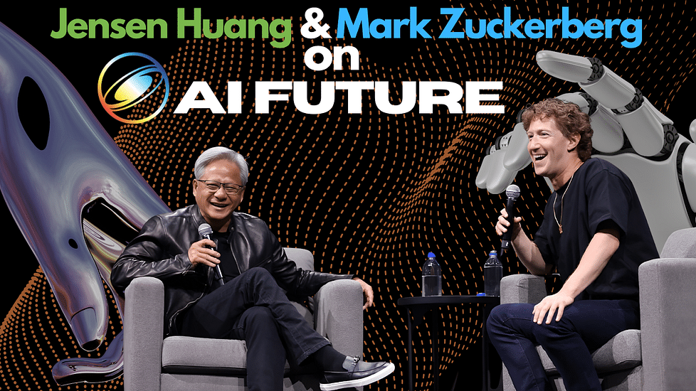 How Nvidia's Jensen Huang and Meta's Mark Zuckerberg Envision the Future of Technology