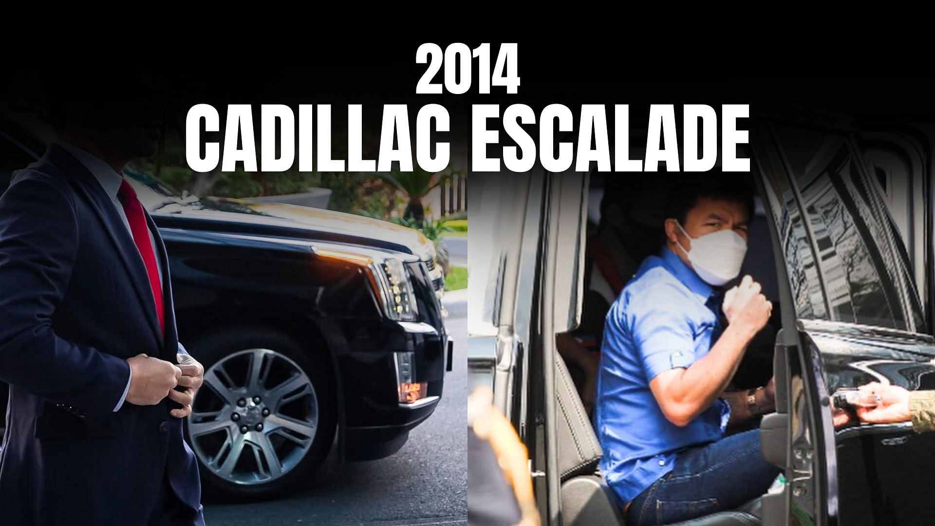 Manny Pacquiao’s photographs with his Cadillac Escalade