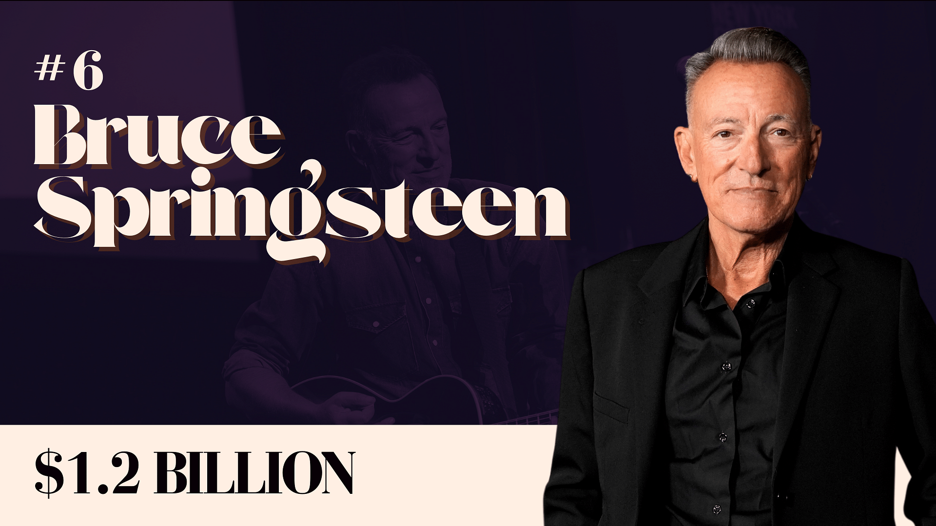 Bruce Springsteen, Bruce Springsteen net worth