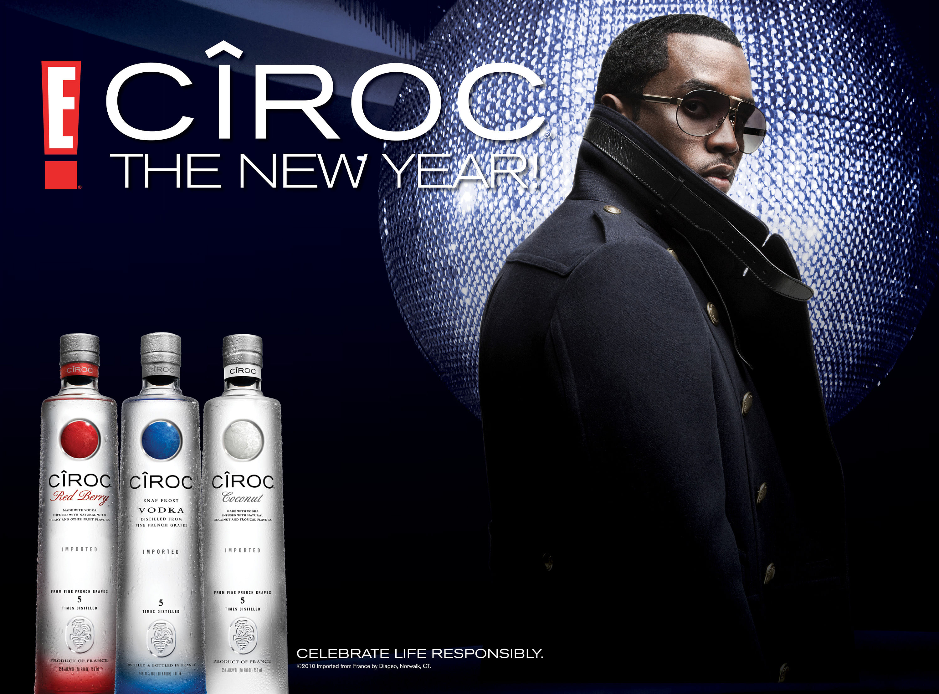 Sean Combs Ciroc Vodka ad