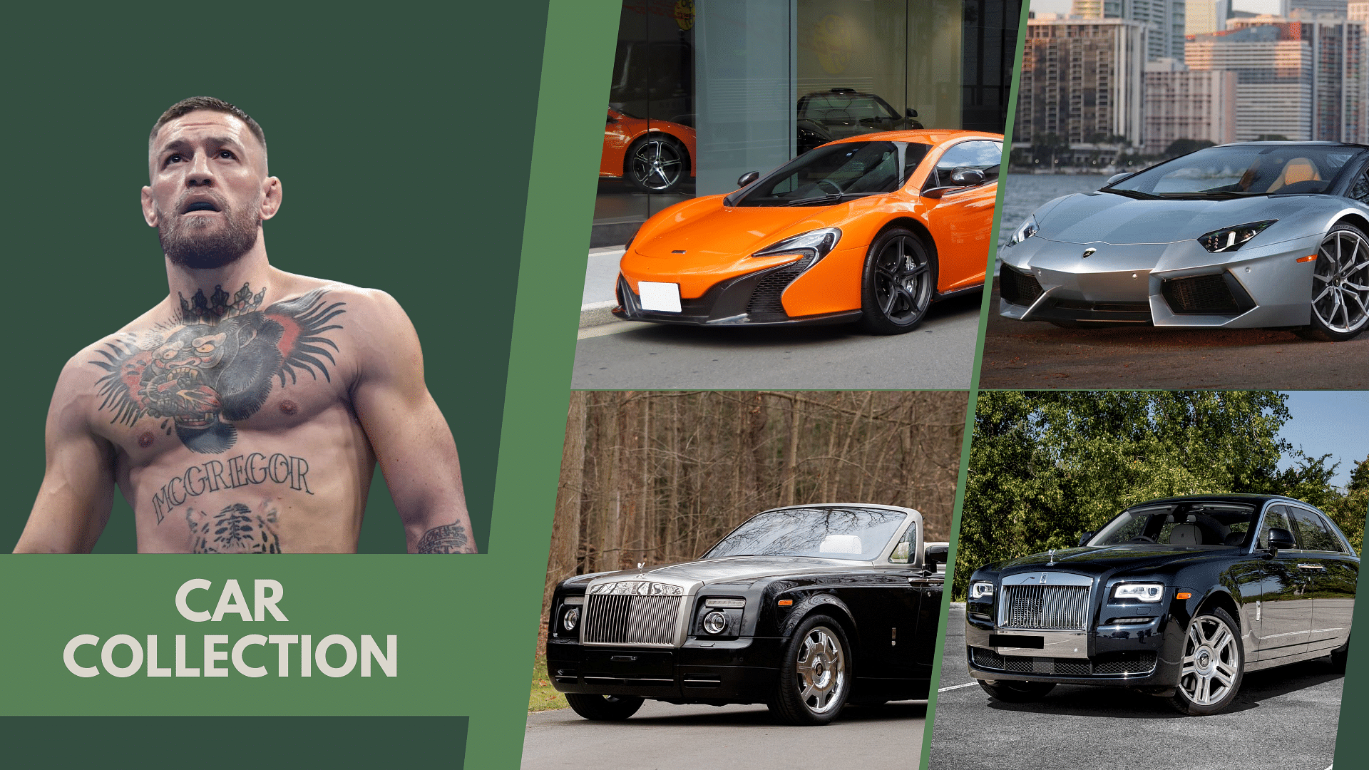 Conor McGregor's car collection