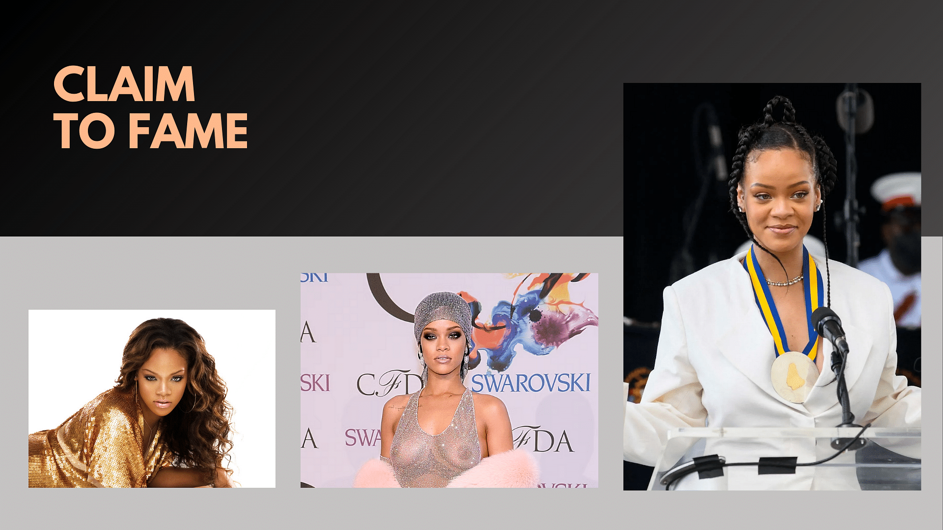 Rihanna's journey to fame