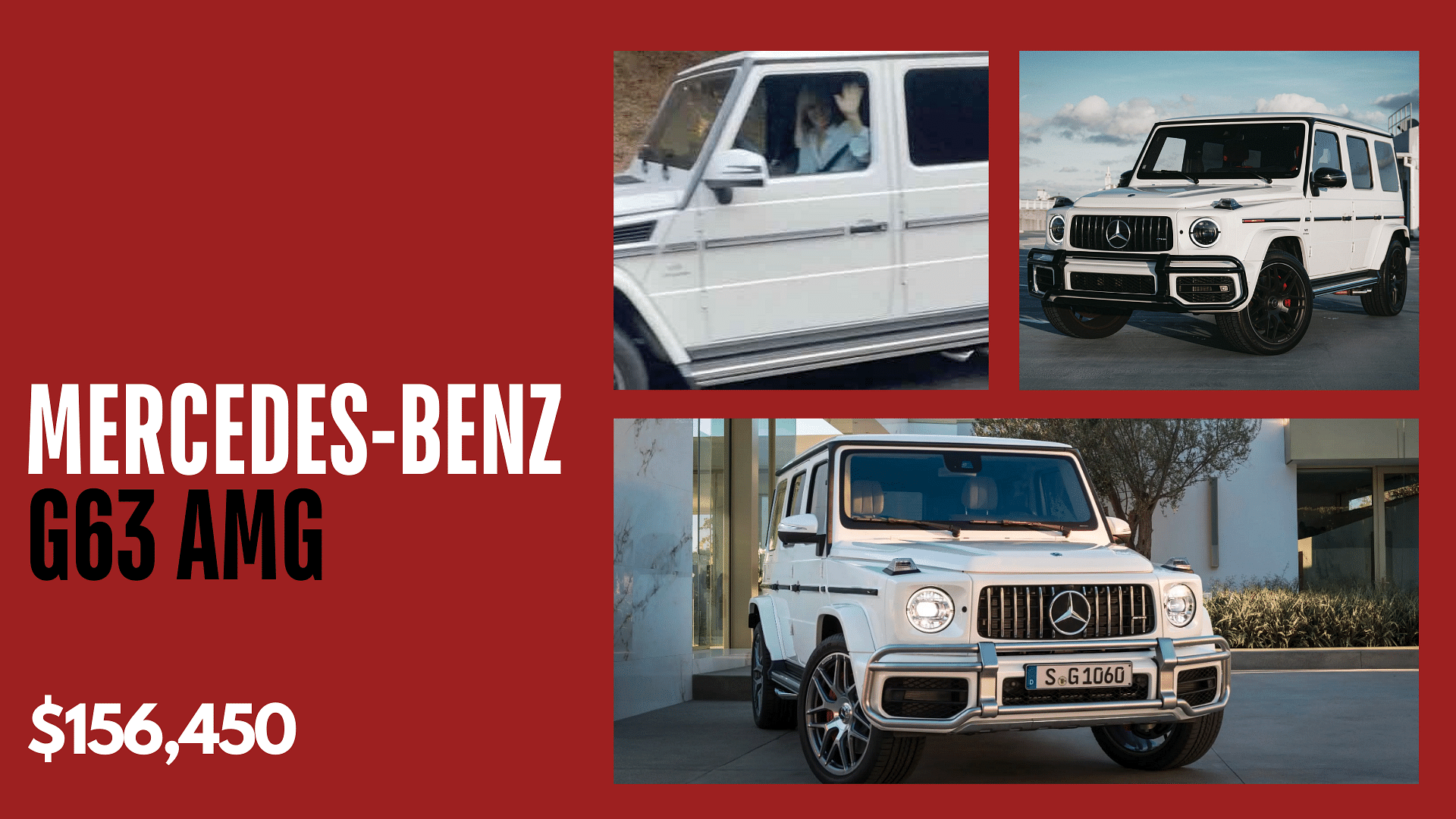 Taylor Swift's White Mercedes-Benz G63 AMG