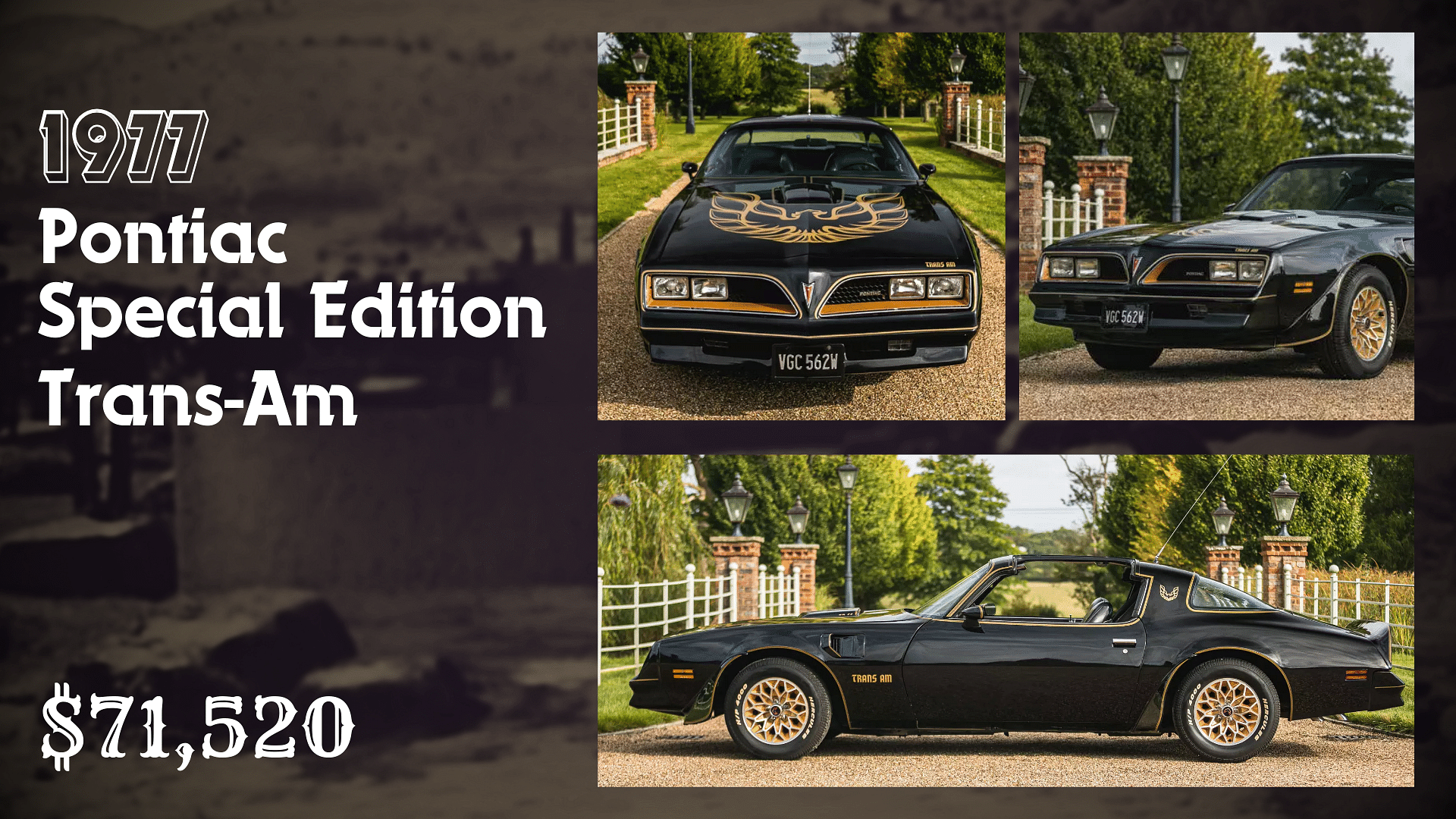 Clint Eastwood's 1977 Pontiac Special Edition Trans-Am