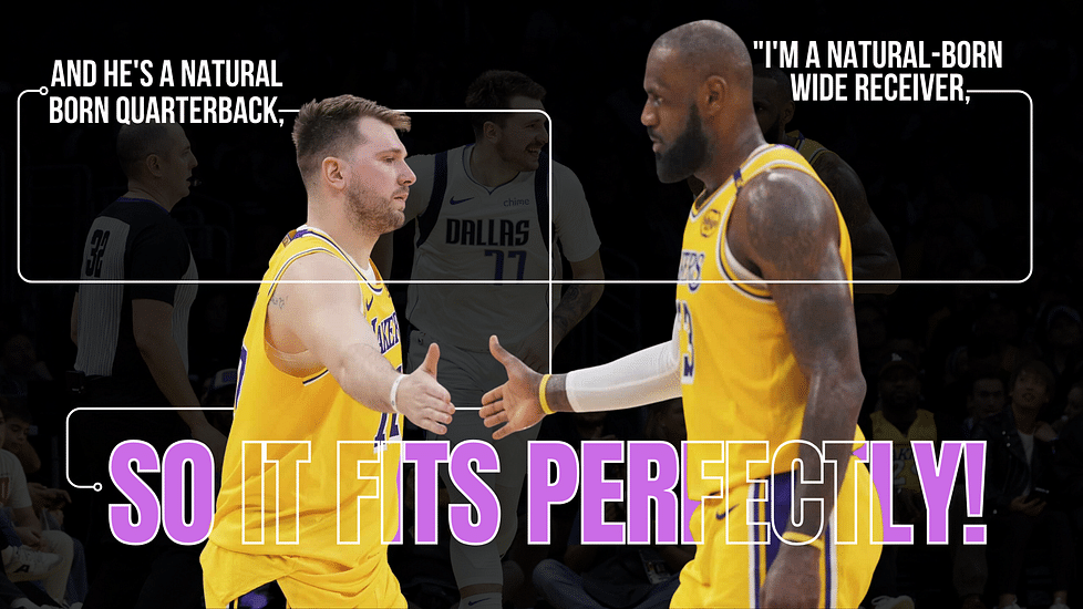 LeBron James Compares His Connection With Luka Doncic To Football