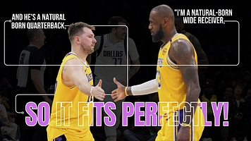 LeBron James Compares His Connection With Luka Doncic To Football