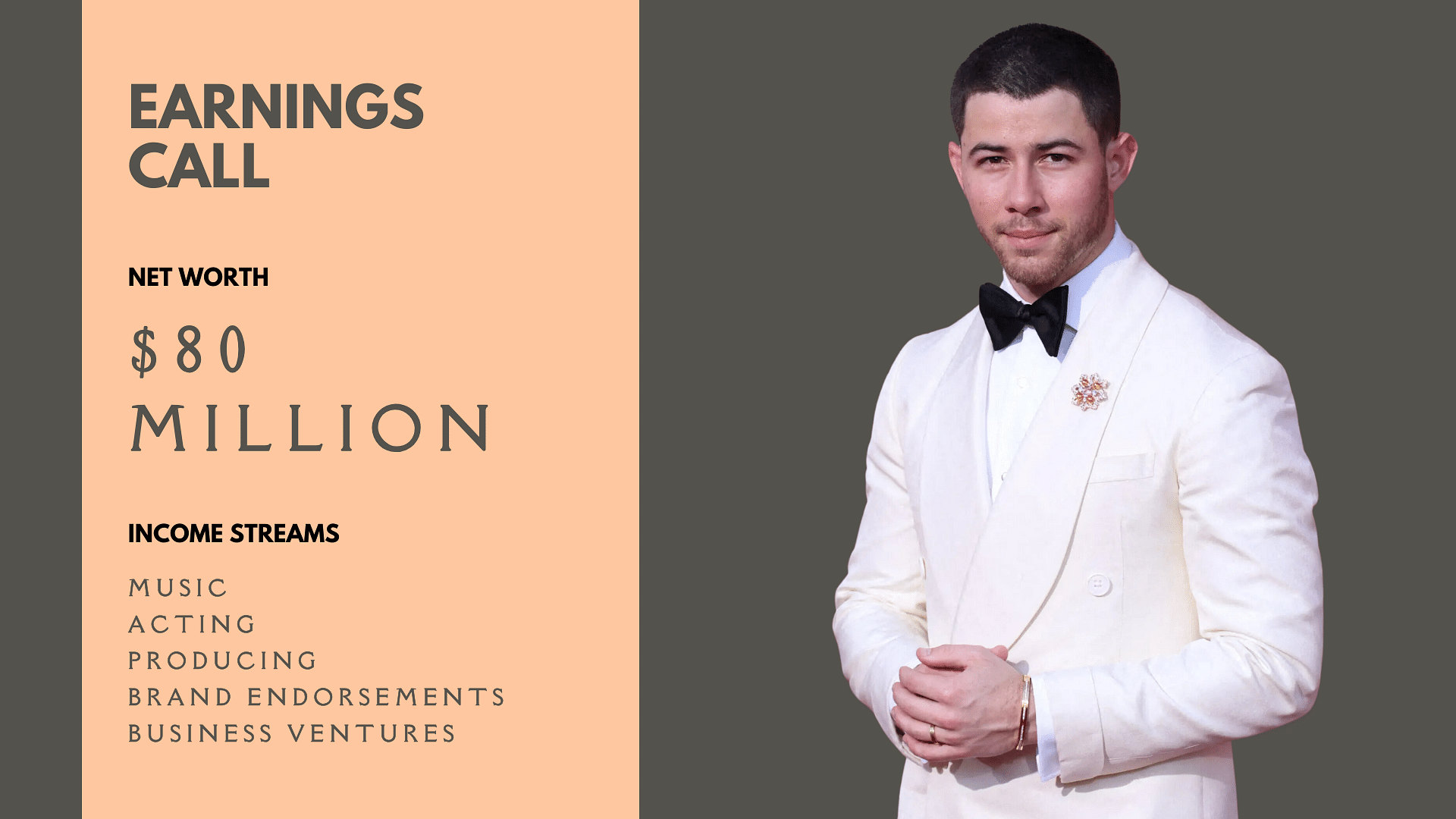 Nick Jonas’s Net Worth, Nick Jonas’s income streams