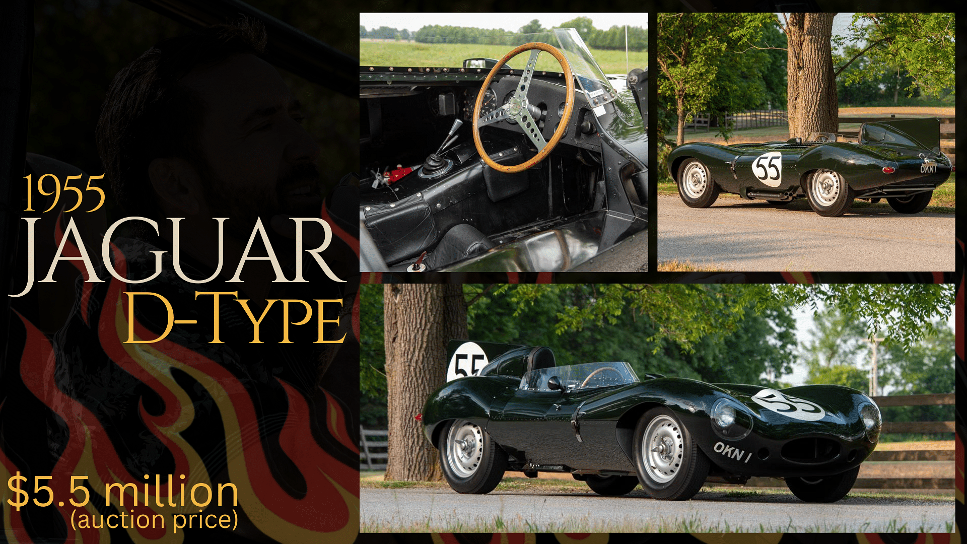 Nicolas Cage's 1955 Jaguar D-Type