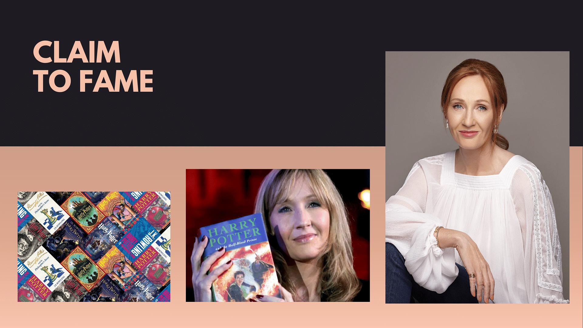 J.K.Rowling's journey to fame