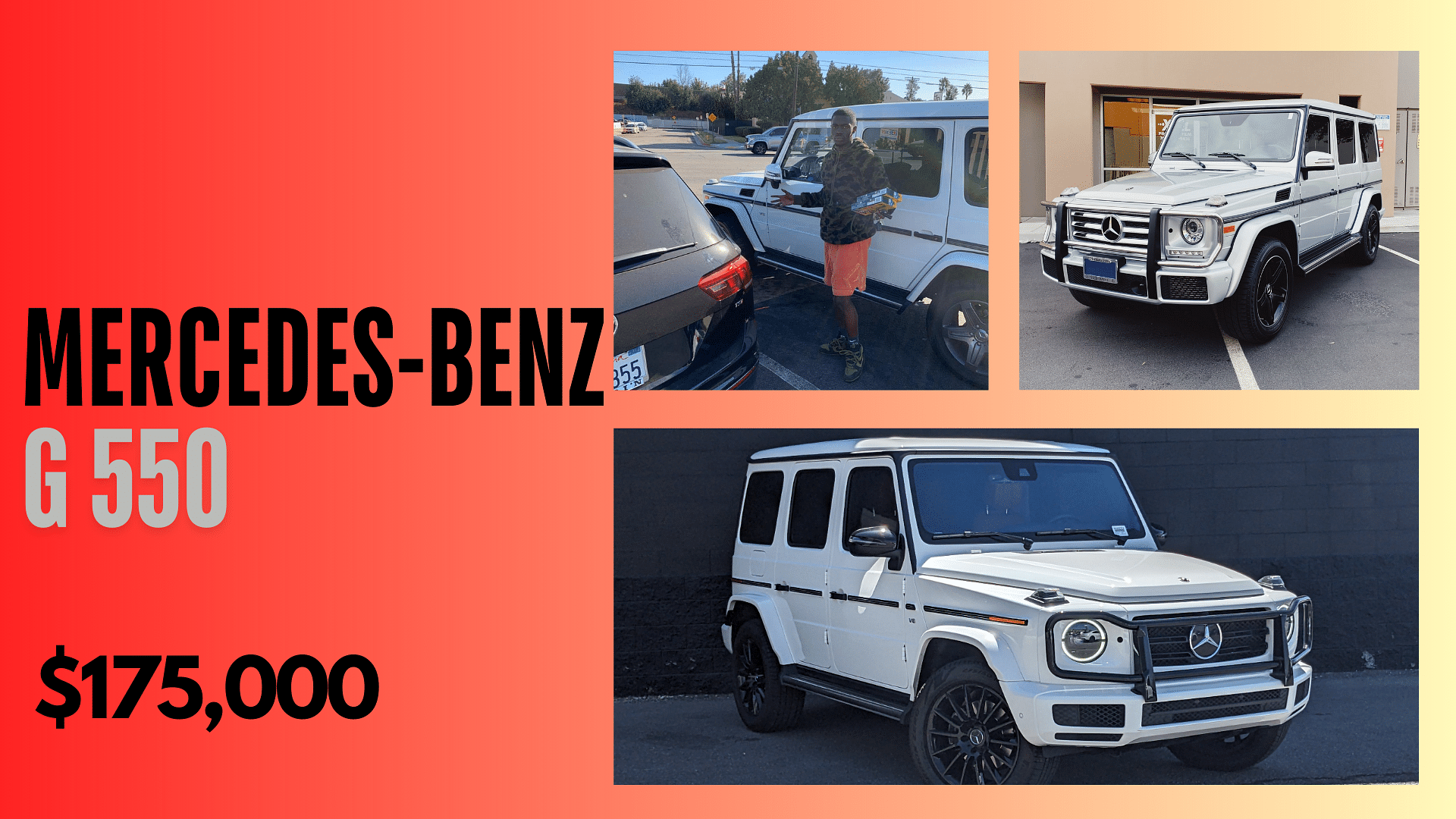 Sheck Wes Mercedes G550, Mercedes-Benz G 550