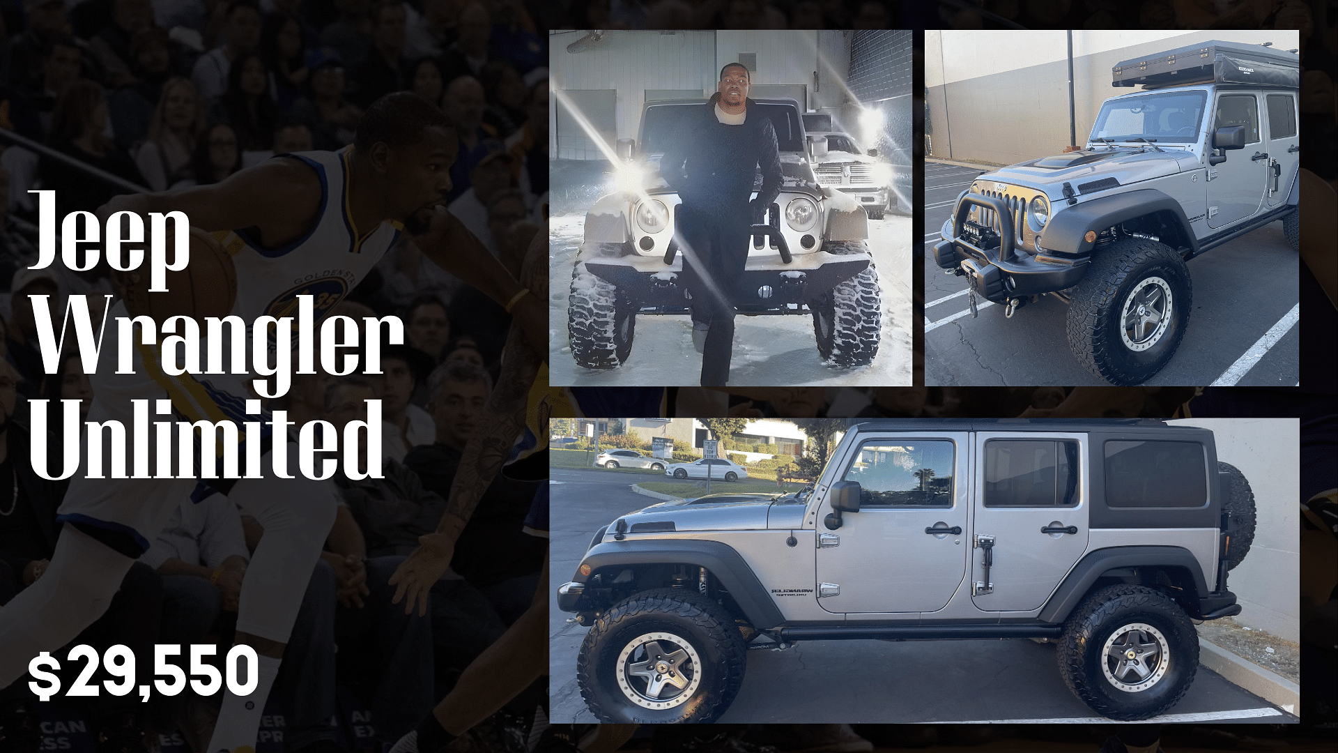 Kevin Durant's Jeep Wrangler Unlimited 