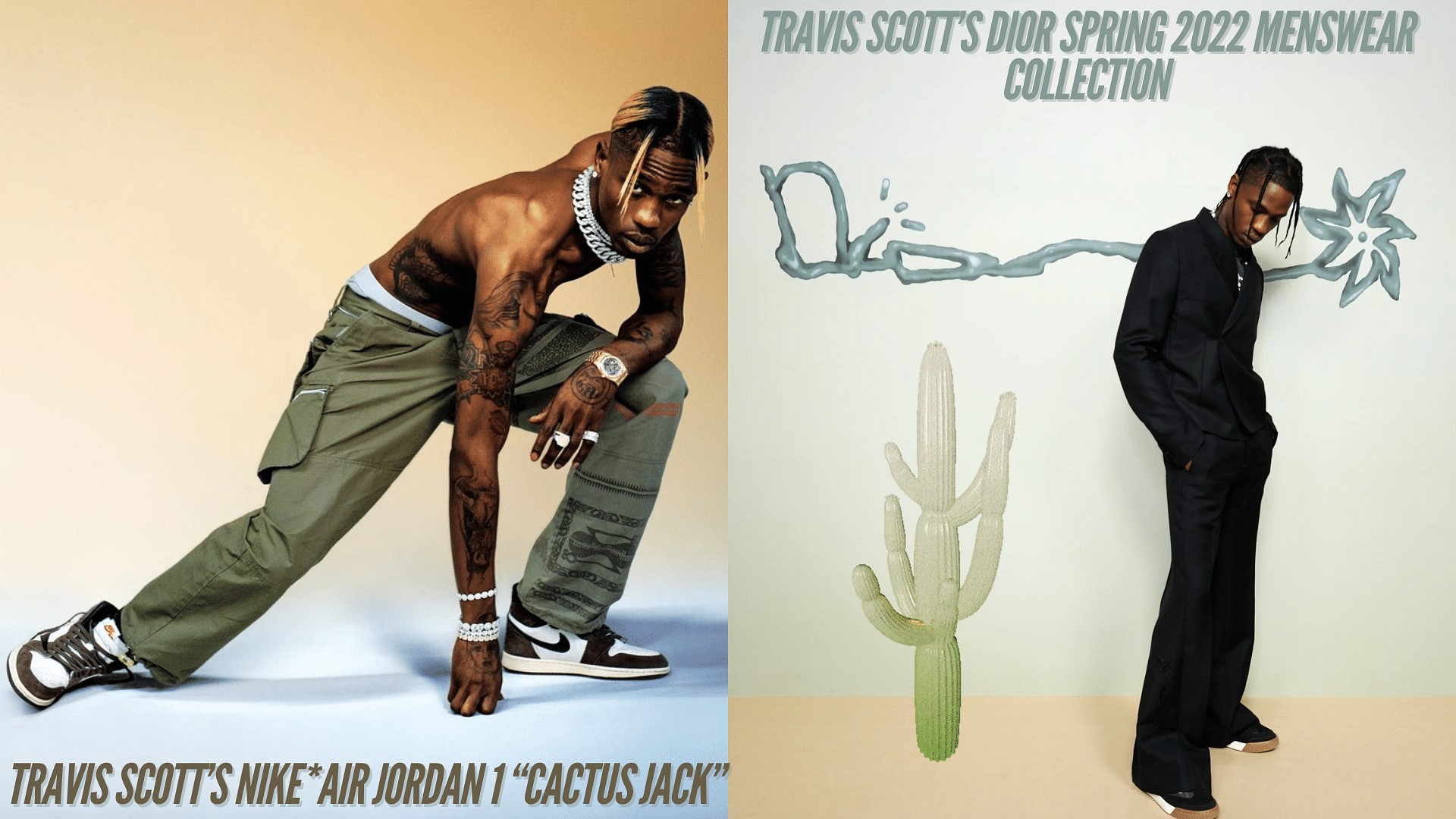 Travis Scott's High-Profile Collaborations with Nike and Dior