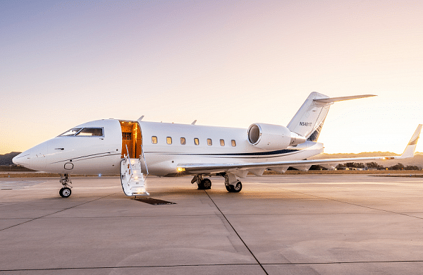 Johnny Depp's Bombardier Challenger 604