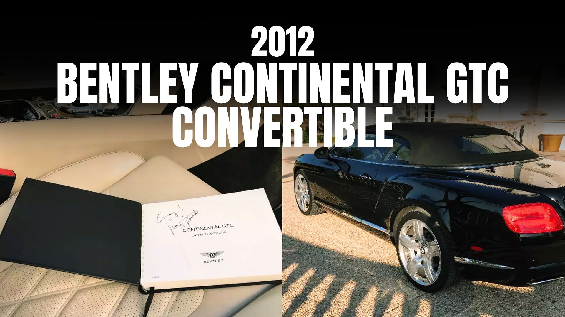 George Strait's 2012 Bentley Continental GTC Convertible