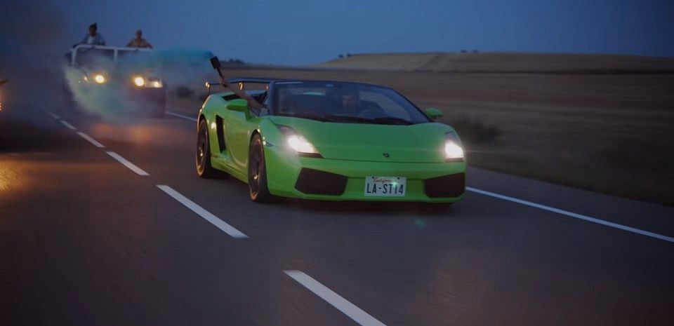 Lamborghini Gallardo Spyder in Ed Sheeran's music video