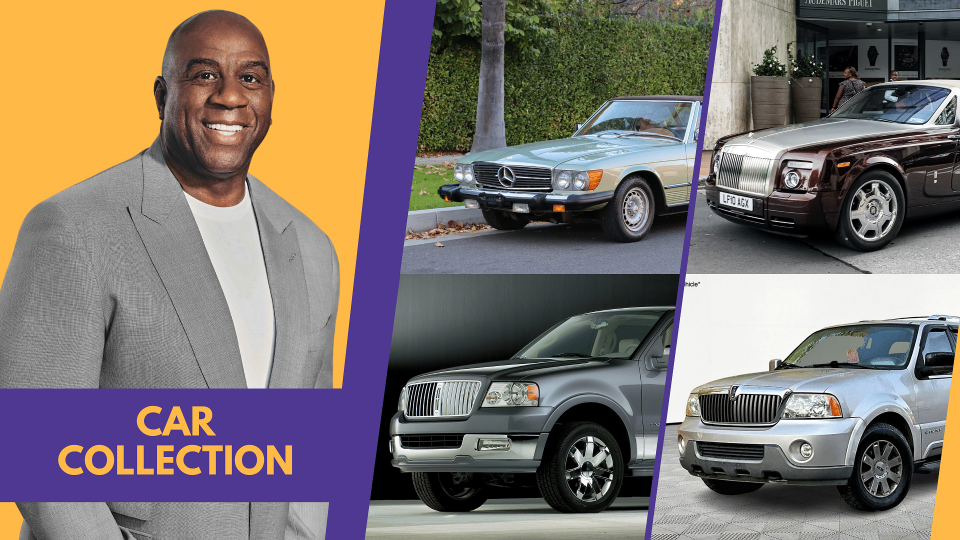 Magic Johnson's car collection