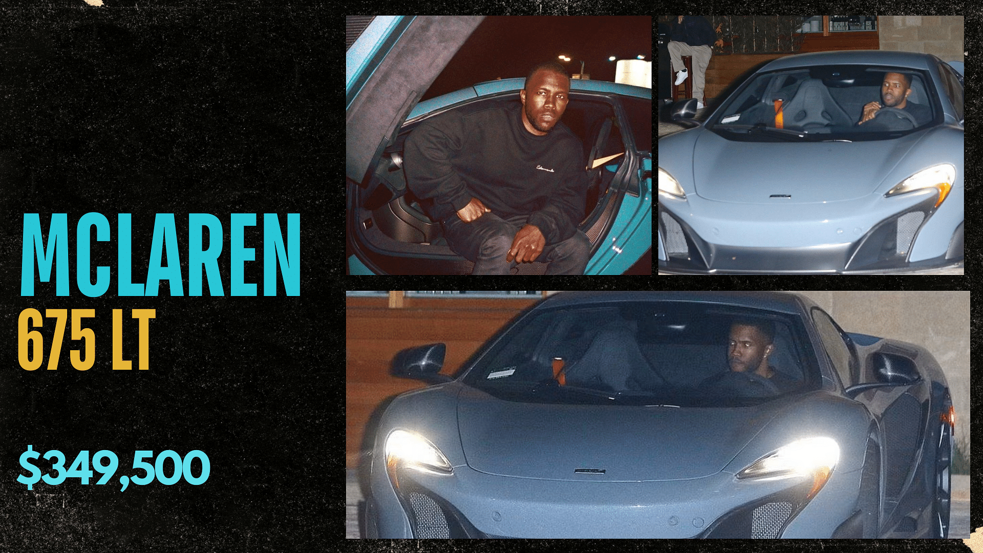 Frank Ocean, Car Collection, McLaren 675 LT