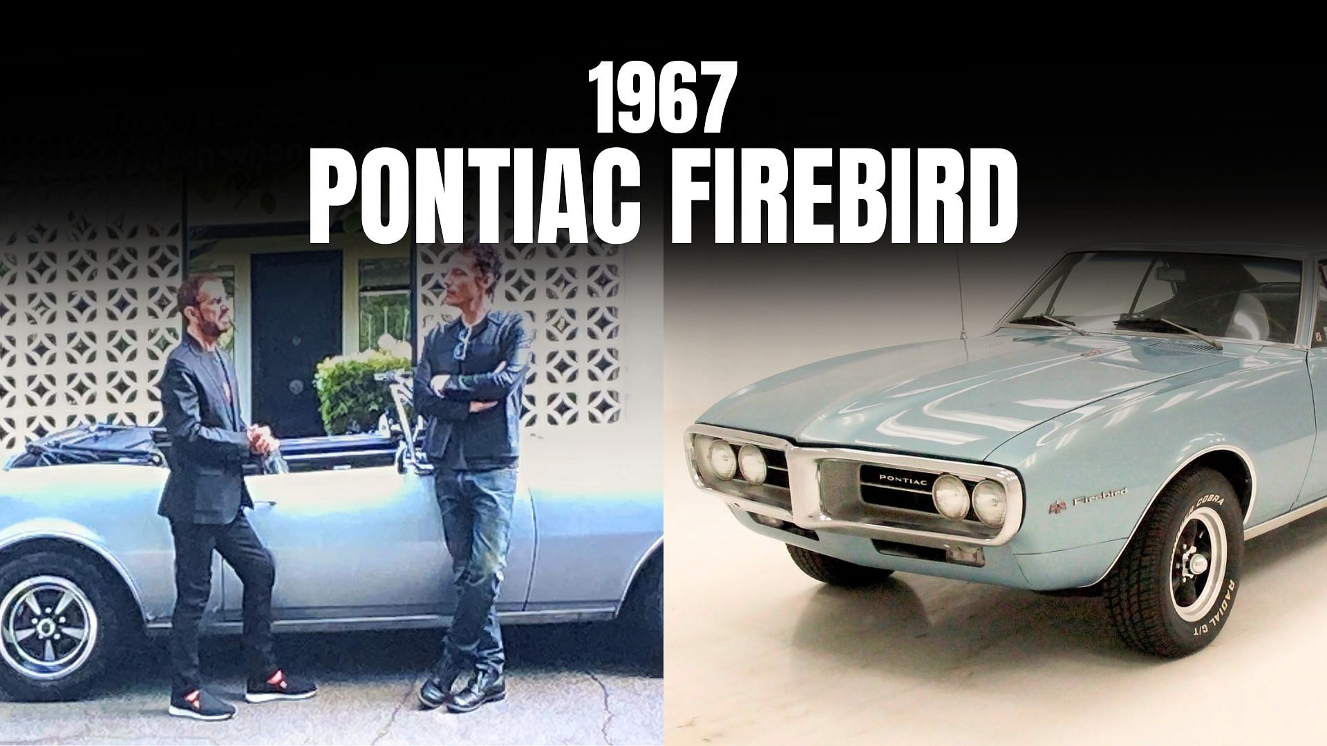 Ringo Starr picture with 1967 Pontiac Firebird, an iconic car