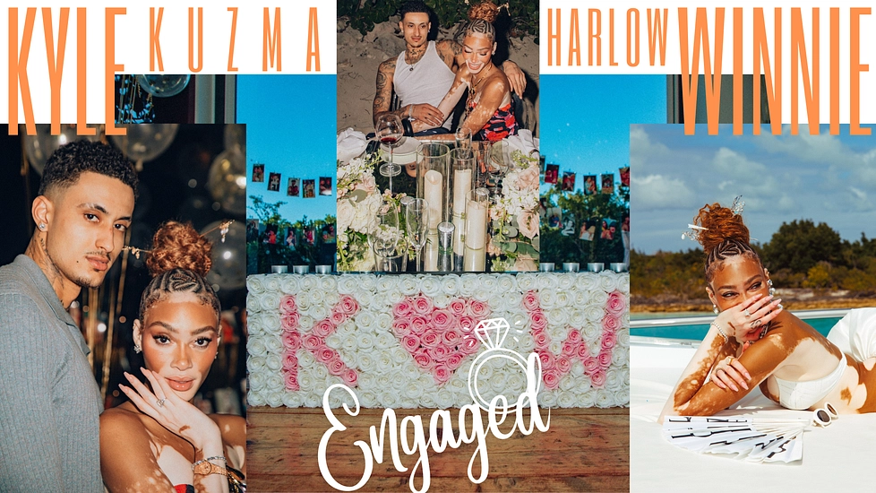 Kyle Kuzma And Winnie Harlow Got Engaged At Their Dream Destination