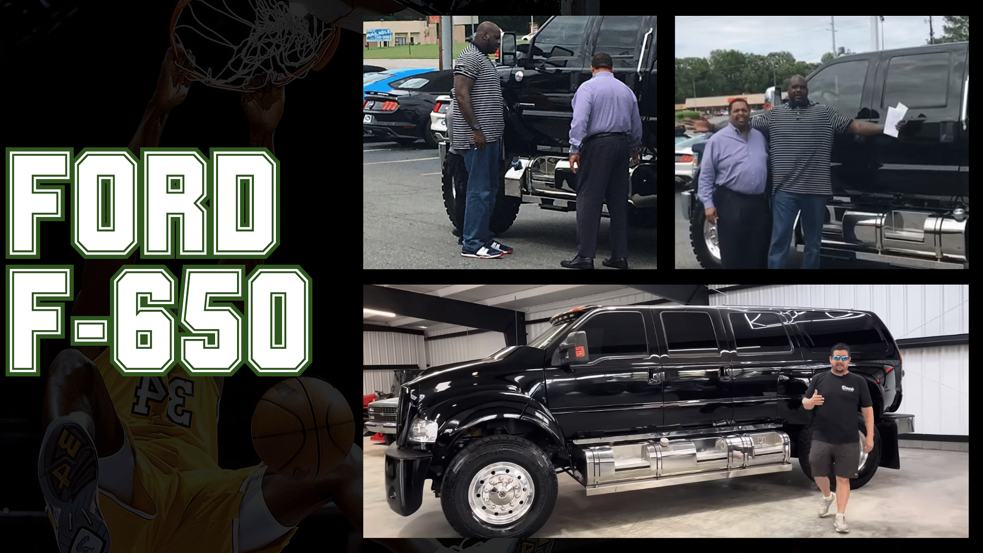 Shaquille O'Neal's Black Ford F-650