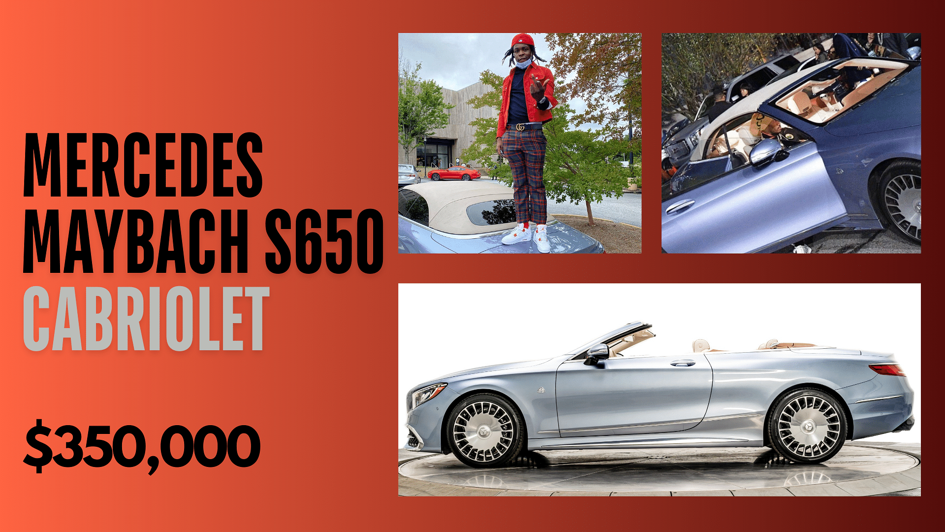 Young Thug, Young Thug Car Collection, Young Thug Mercedes-Maybach S650 Cabriolet