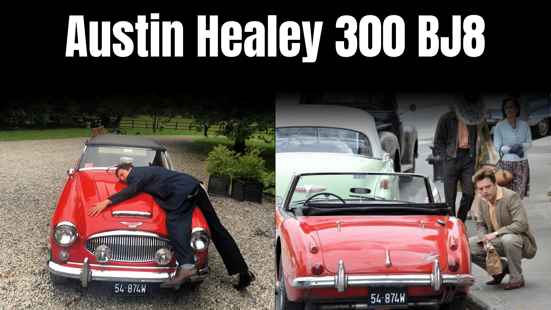 Sebastian Stan's Austin Healey 300 BJ8