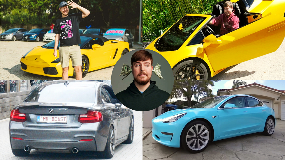 Inside MrBeast’s Limited Car Collection Featuring Lamborghini, BMW, And Tesla