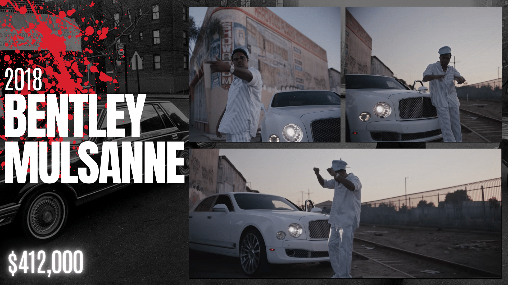 Nas' white 2018 Bentley Mulsanne