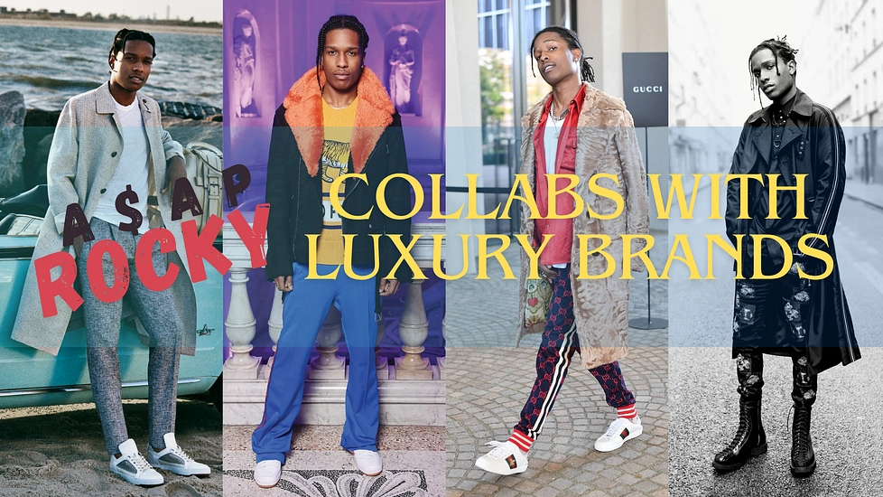 A$AP Rocky's Fashion Influence And Collaborations With Major Brands