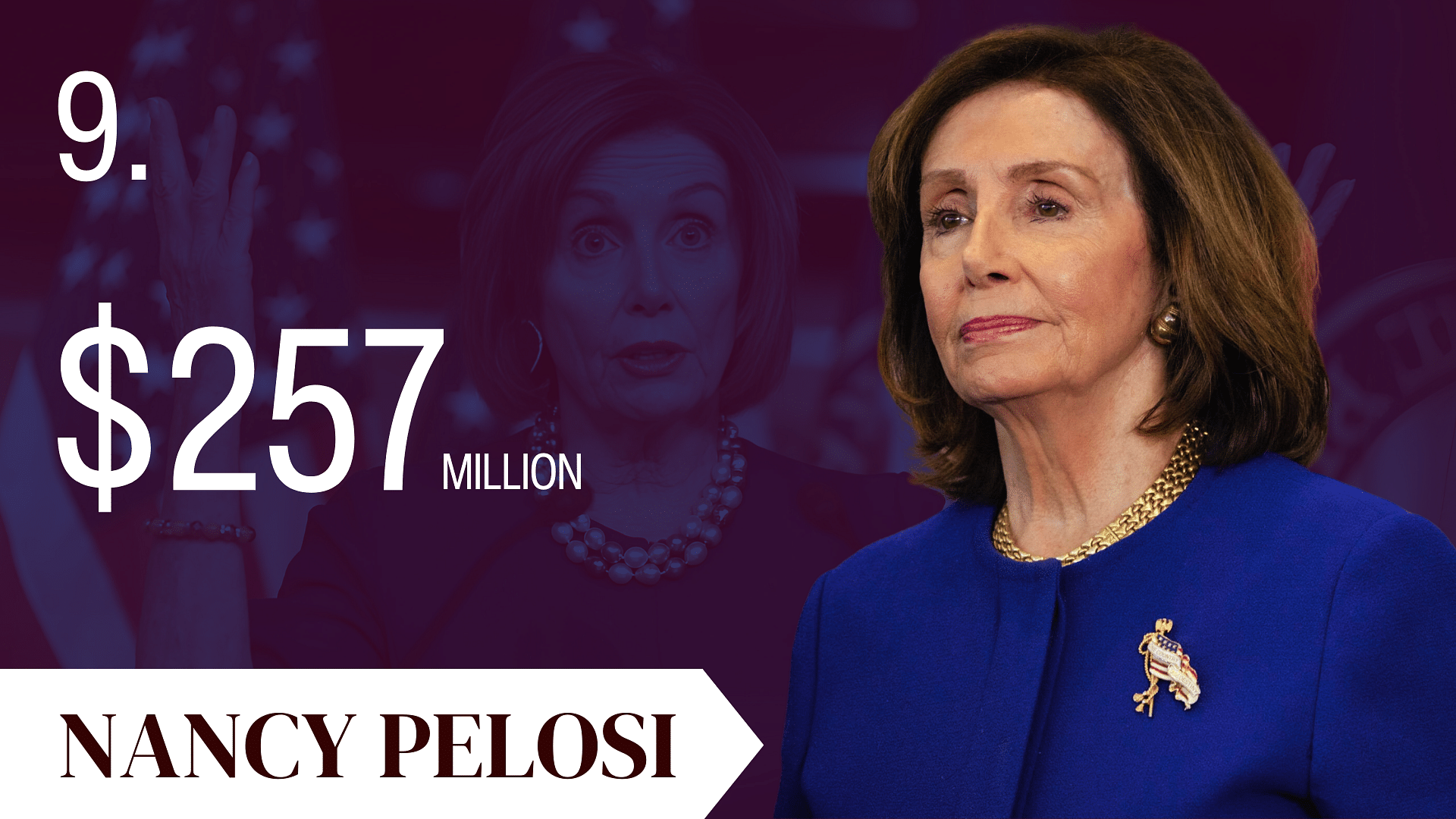 Nancy Pelosi, Nancy Pelosi net worth