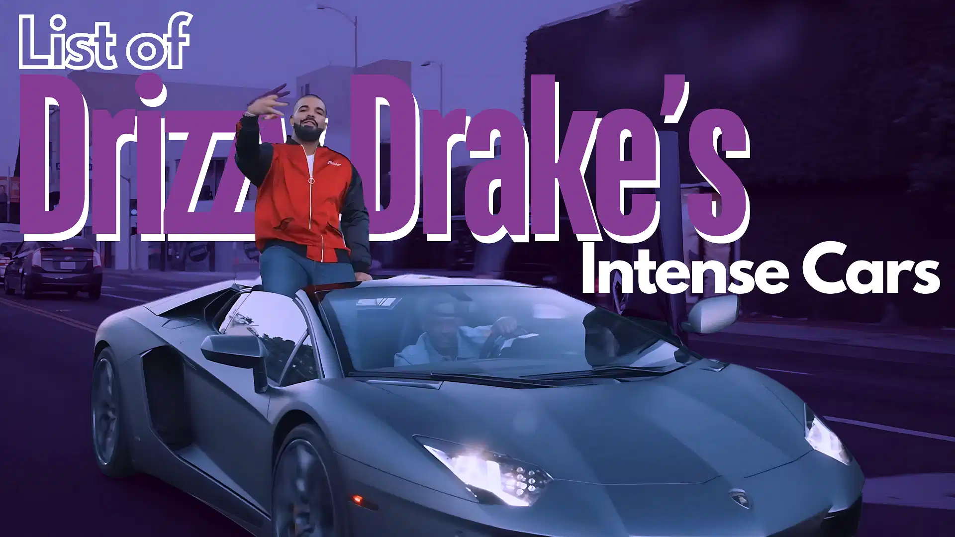 Hip-Hop Superstar Drake's Car Collection Will Leave You In Disbelief