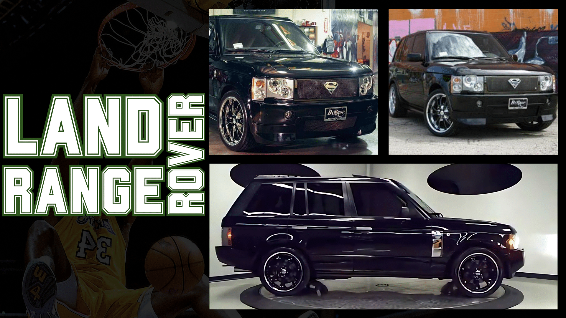 Shaquille O'Neal's Black Land Rover Range Rover