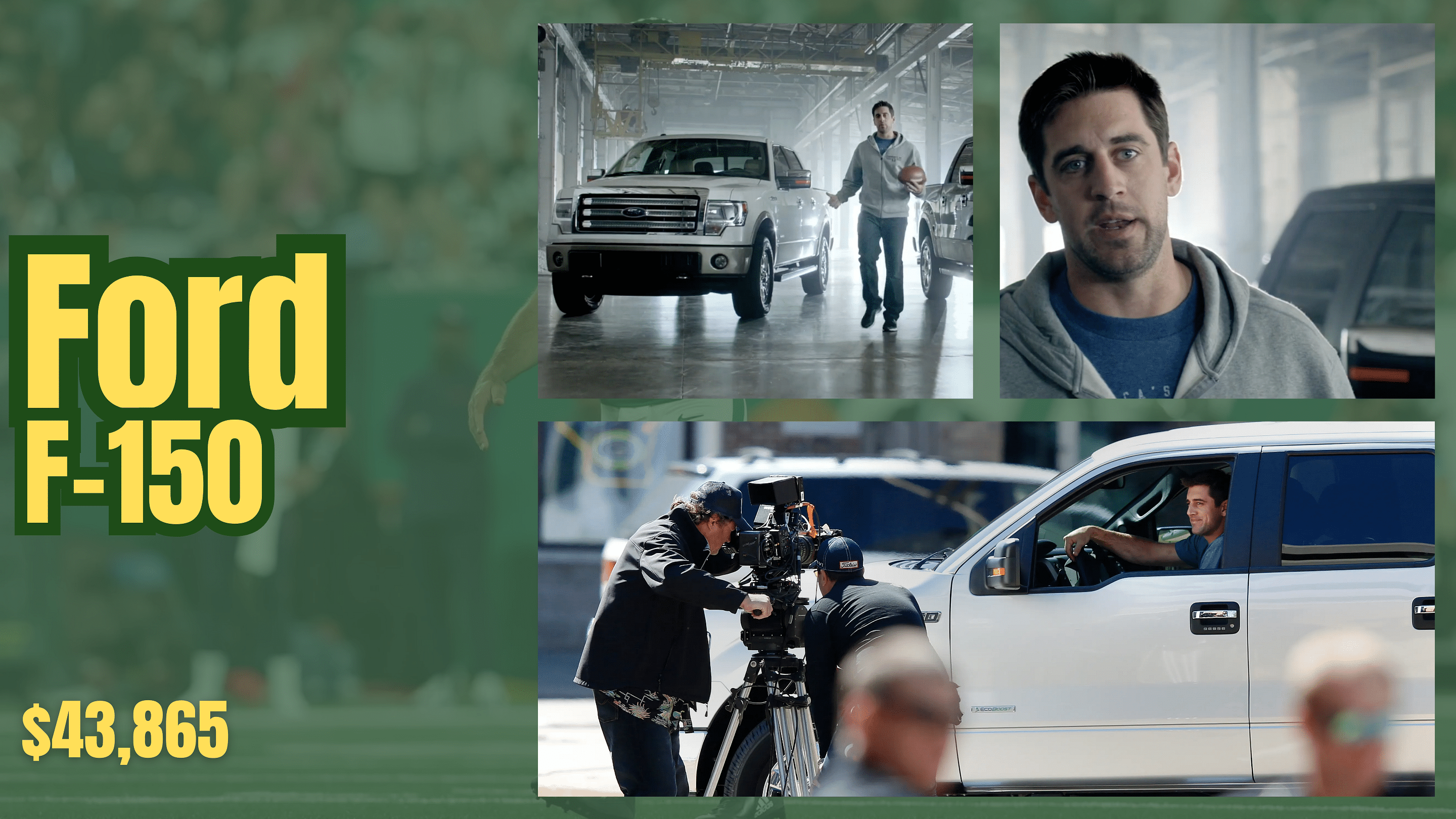 Aaron Rodgers' Ford F-150