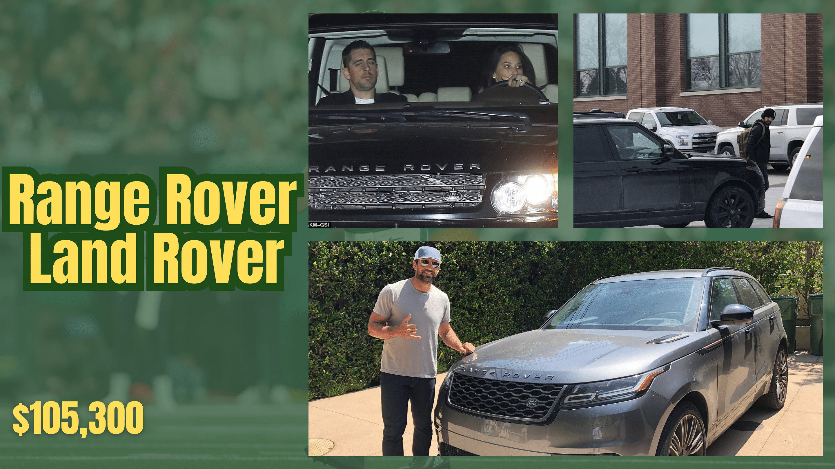 Aaron Rodgers' Land Rover Range Rover