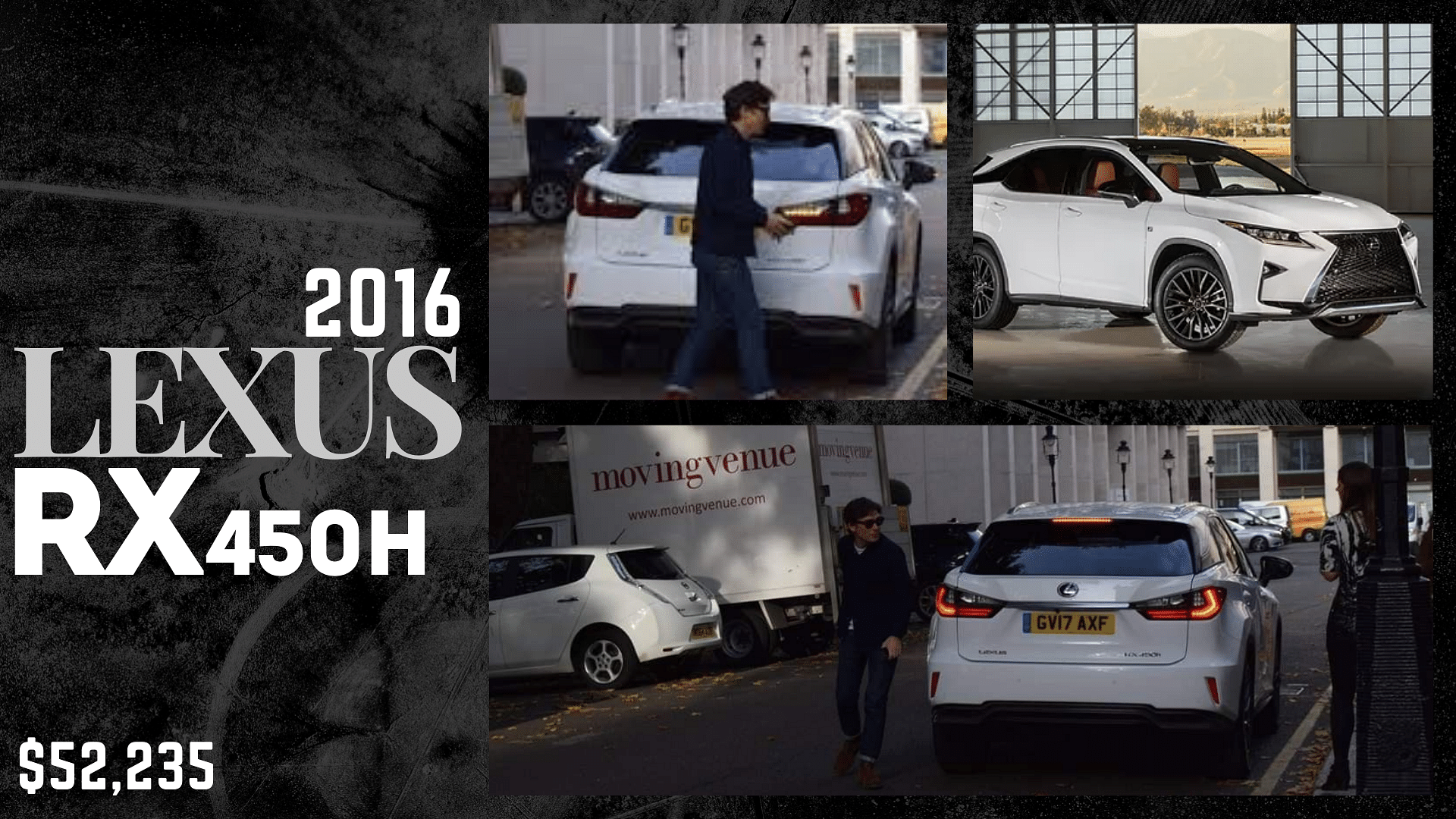 Cillian Murphy's white 2016 Lexus RX 450H