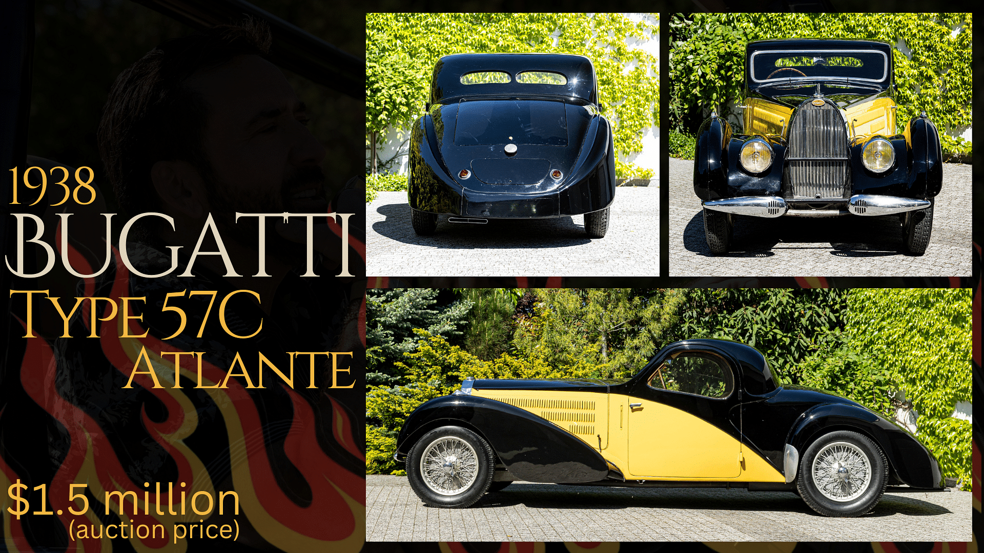 Nicolas Cage's 1938 Bugatti Type 57C Atalante