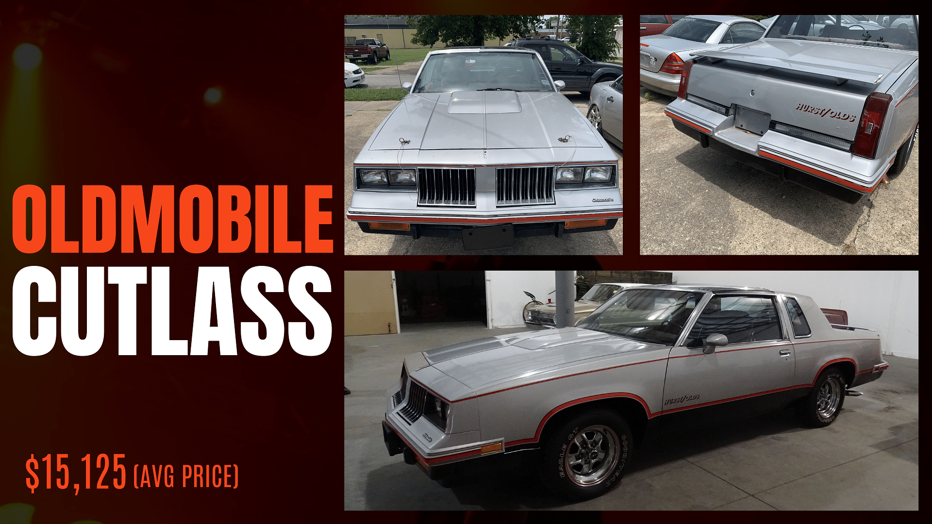 Collage of 21 Savage's Oldsmobile Cutlass