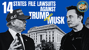 Elon Musk and Donald Trump Sued By 14 States Over Alleged Unconstitutional Role At DOGE