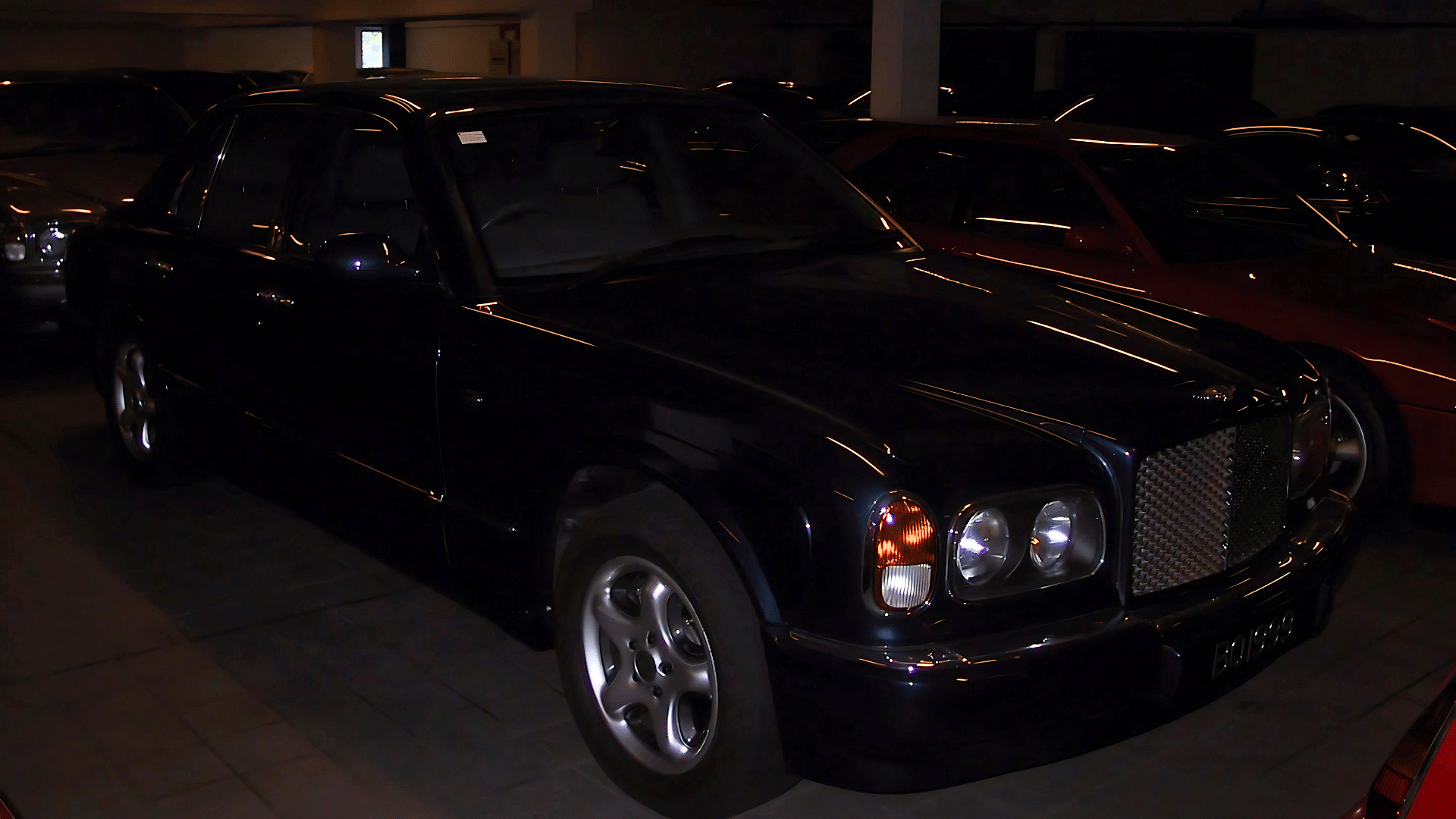 Sultan of Brunei's Bentley Arnage shown in black color