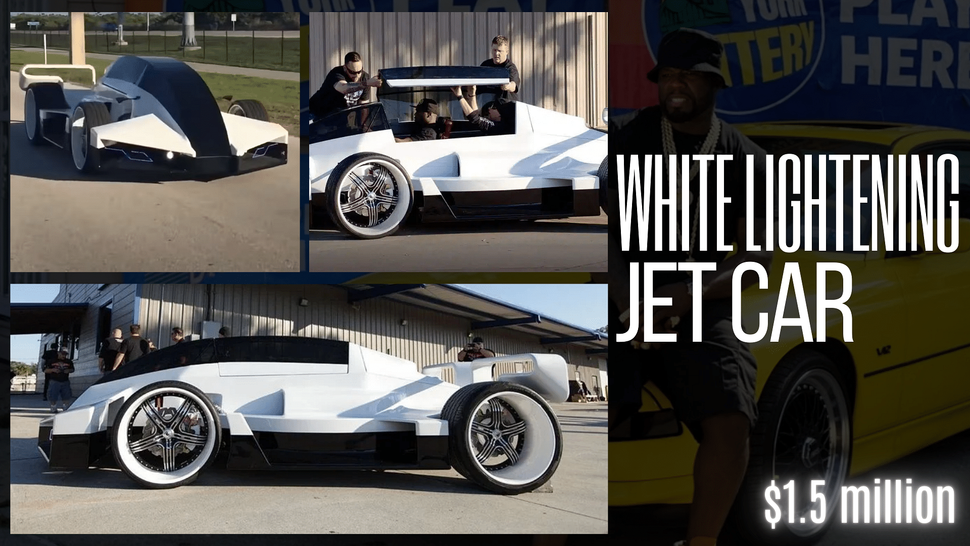 50 Cent's White Lightning Jet Car