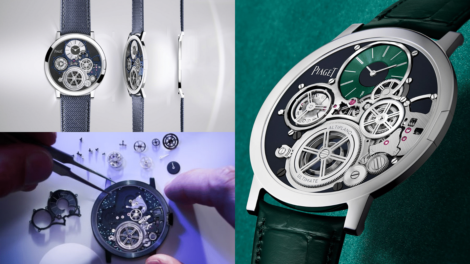 Piaget Altiplano Ultimate Concept shown from front and side angles