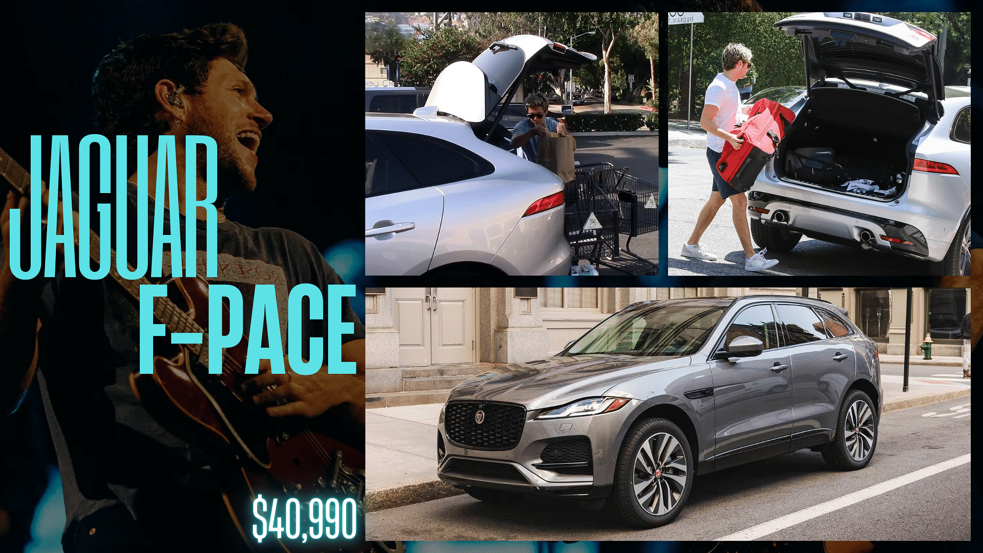 Niall Horan's Jaguar F-Pace