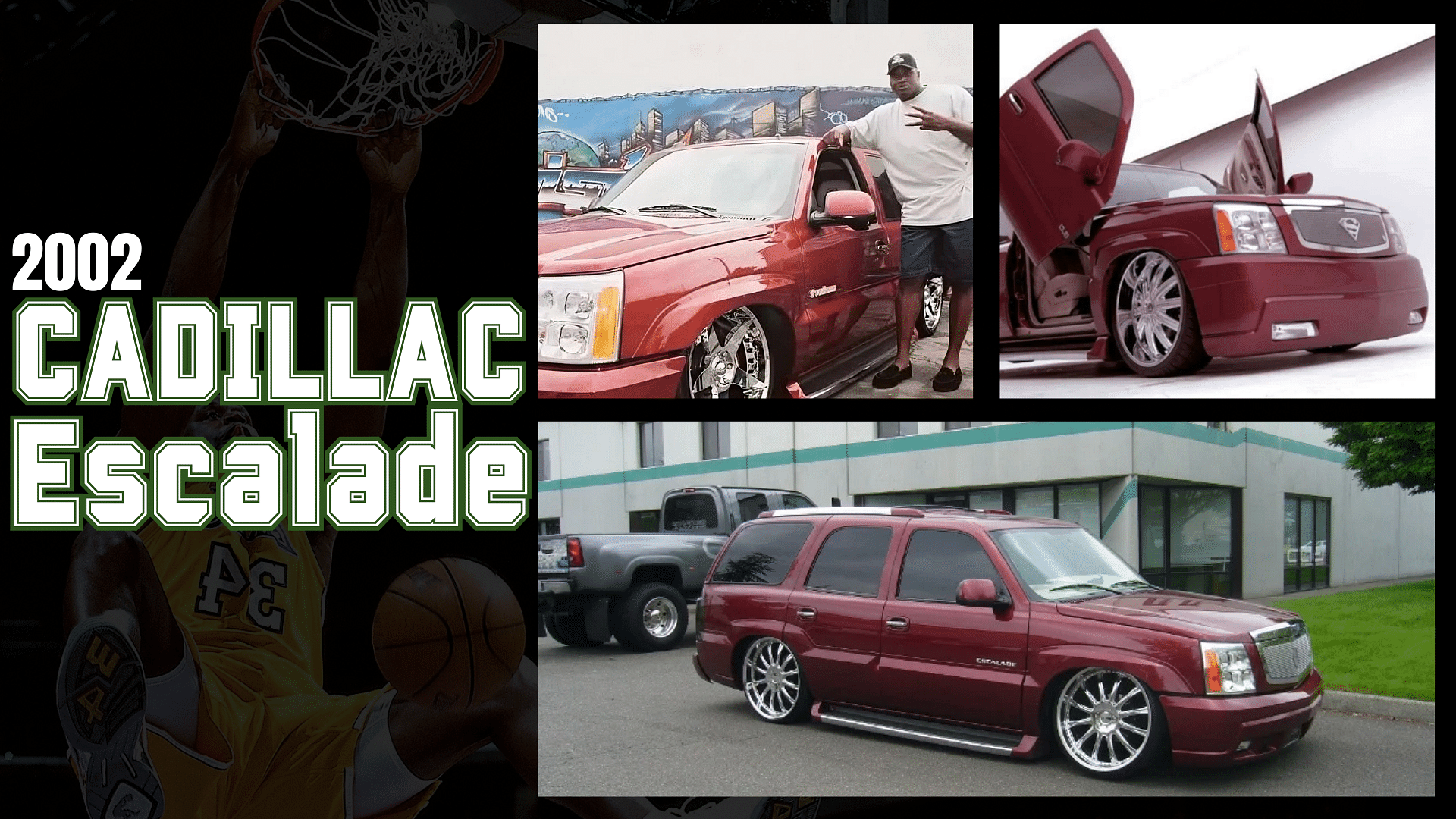 Shaquille O'Neal's Red 2002 Cadillac Escalade