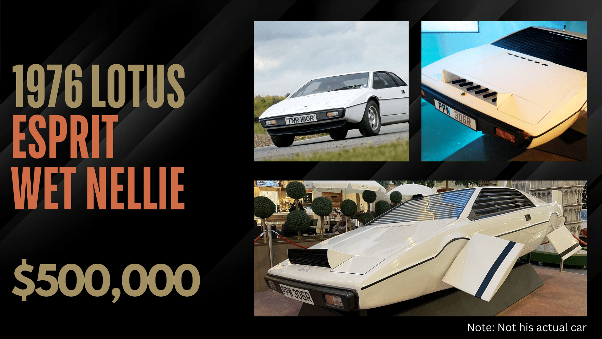 Elon Musk, Car Collection, Lotus WET NELLIE