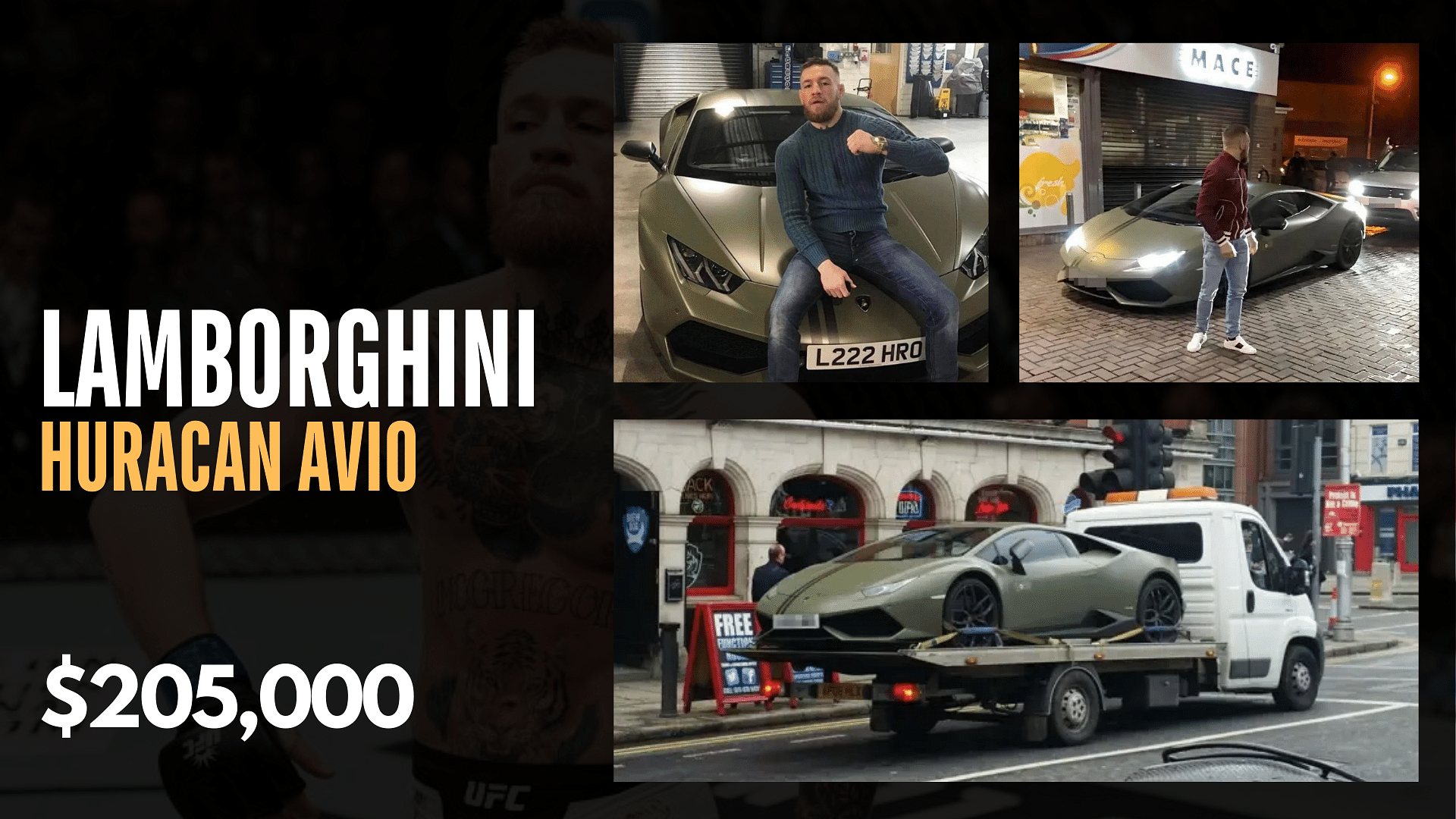 Conor McGregor's Lamborghini Huracan Avio